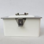 K61 - Gebäckdose, Keramik, 30er Jahre, helles beige bzw. gedecktes weiß